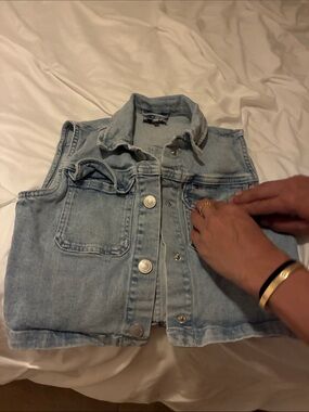 Tommy Hilfiger Light Blue Kids Denim Vest